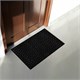 Коврик придверный 60х90 см, ЧЕРНЫЙ, грязезащитный, 430 г/м2, фактурный рисунок АЛМАЗ, ЛЮБАША, 701054 701054
