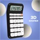 Калькулятор настольный BRAUBERG KW-500-BK (93x148 мм), 3D-кнопки, 12 разрядов, черный, 272954 272954