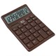 Калькулятор настольный BRAUBERG CH-12-BR (153х103 мм),12 разрядов, двойное питание, коричневый, 272961 272961