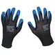 Перчатки нейлоновые SCAFFA "Grip", текстурированное латексное покрытие (облив), размер 9, L (большой) 701644