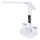 Настольная лампа-светильник беспроводная SONNEN PT-203, органайзер, дисплей, 6 в 1, LED 7 Вт, белый, 238497 238497