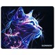 Коврик для мыши SONNEN "NEON CAT" резина + ткань, 250х200х2 мм, 513956 513956 - фото 340617
