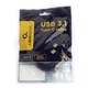 Кабель USB 3.1 Type-C-Type-C, 1,8 м, CABLEXPERT, 5 А, 100 Вт, PD/QC3.0, медь, черный, CCP-USB3.1-CMCM2-1.8M 514298