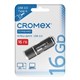 Флеш-диск 16 GB, CROMEX (КРОМЕКС) Standard USB 2.0, черный, 514158 514158 - фото 341303