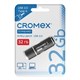 Флеш-диск 32 GB, CROMEX (КРОМЕКС) Standard USB 2.0, черный, 514159 514159 - фото 341306