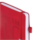 Ежедневник недатированный А5 138х213 мм BRAUBERG "BeStyle", под кожу, резинка, держатель, 160 л., красный, 116217 116217