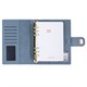 Ежедневник-органайзер недатированный B5 167х240 мм, BRAUBERG "Nova", под кожу, 160 л., голубой, 116201 116201