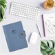 Ежедневник-органайзер недатированный B5 167х240 мм, BRAUBERG "Nova", под кожу, 160 л., голубой, 116201 116201