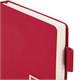 Ежедневник недатированный, А5, 143х210 мм, BRAUBERG "Dainty", под кожу, магнитная застежка, 160 л., красный, 117142 117142