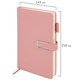 Ежедневник недатированный, А5, 143х210 мм, BRAUBERG "Dainty", под кожу, магнитная застежка, 160 л., розовый, 117143 117143