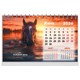 Календарь-домик настольный на гребне, 2026 г., BRAUBERG, 160х110 мм, 6 листов, "Символ года", 117295 117295