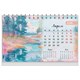 Календарь-домик настольный на гребне, 2026 г., BRAUBERG, 160х110 мм, 6 листов, "Природа", 117298 117298
