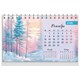 Календарь-домик настольный на гребне, 2026 г., BRAUBERG, 160х110 мм, 6 листов, "Природа", 117298 117298