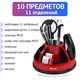 Канцелярский набор BRAUBERG "ULTRA", 10 предметов, вращающаяся конструкция, черно-красный, 231929 231929