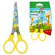 Ножницы 130 мм с цветной печатью "Жирафы", жёлтые, закругленные, BRAUBERG KIDS, 232269 232269