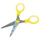 Ножницы 130 мм с цветной печатью "Жирафы", жёлтые, закругленные, BRAUBERG KIDS, 232269 232269