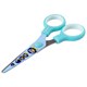 Ножницы 130 мм с цветной печатью "Пингвины", голубые, закругленные, BRAUBERG KIDS, 232271 232271