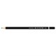 Карандаш чернографитный BRAUBERG, 1 шт., "Touch line", В, корпус черный, заточенный, 180622 180622