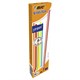 Карандаш чернографитный BIC, 1 шт., "Evolution Stripes", HB, корпус ассорти, 918487 180923