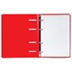 Тетрадь на кольцах А5 160х215 мм, 80 л., пластик, клетка, BRAUBERG, "Красный", 403252 403252