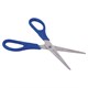 Ножницы BRAUBERG для левши "Left hand", 170 мм, синие, 2-х сторонняя заточка, 236785 236785