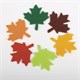 Наклейки из фетра "Листья", 24 шт., ассорти, ОСТРОВ СОКРОВИЩ, 661479 661479