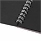 Скетчбук, черная бумага 120 г/м2, 205х290 мм, 20 л., гребень, жёсткая подложка, BRAUBERG ART DEBUT, 110995 110995