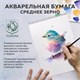 Бумага для акварели БОЛЬШАЯ А3, 10 л., "НЕЗНАКОМКА", среднее зерно, 200 г/м2, бумага ГОЗНАК, BRAUBERG ART CLASSIC, 112322 112322