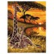 Картина по номерам 15х20 см, ЮНЛАНДИЯ "Саванна", на холсте, акрил, кисти, 662505 662505