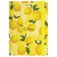 Блокнот с резинкой без линовки 96 л., А5 (145х203 мм), твердая обложка, BRAUBERG, "Lemons", 113727 113727