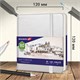Скетчбук, слоновая кость 140 г/м2 120х120 мм, 80 л., КОЖЗАМ, резинка, BRAUBERG ART CLASSIC, белый, 113189 113189