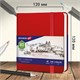 Скетчбук, слоновая кость 140 г/м2 120х120 мм, 80 л., КОЖЗАМ, резинка, BRAUBERG ART CLASSIC, красный, 113190 113190 Скетчбук, слоновая кость 140 г/м2 120х120 мм, 80 л., КОЖЗАМ, резинка, BRAUBERG ART CLASSIC, красный, 113190 113190