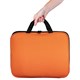 Папка на молнии с ручками STAFF EVERYDAY, А4, полиэстер, ярко-оранжевая, 270735 270735