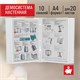 Демосистема настенная на 10 панелей, с 10 белыми панелями А4, STAFF "Profit", 238145 238145