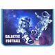 Папка для труда на молнии ЮНЛАНДИЯ А4, 1 отделение, откидная планка, органайзер, "Football", 270986 270986