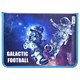 Папка для труда на молнии ЮНЛАНДИЯ А4, 1 отделение, откидная планка, органайзер, "Football", 270986 270986