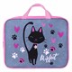 Папка на молнии с ручками BRAUBERG А4, 1 отделение, полиэстер, 80 мм, "Elegant cat", 271481 271481