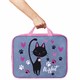 Папка на молнии с ручками BRAUBERG А4, 1 отделение, полиэстер, 80 мм, "Elegant cat", 271481 271481