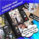 Фотоальбом "Счастье – это моменты" 24 чёрных листа 22x30, уголки, стикеры, ручка, клей, BRAUBERG, 391310 391310 Фотоальбом "Счастье – это моменты" 24 чёрных листа 22x30, уголки, стикеры, ручка, клей, BRAUBERG, 391310 391310