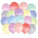 Шары воздушные 30 см, 100 штук, "МАКАРУНС", ассорти, BRAUBERG KIDS, 591879 591879