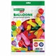 Шары воздушные маленькие 13 см, 100 штук, "ЯРКИЕ ЦВЕТА", ассорти, BRAUBERG KIDS, 591874 591874