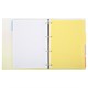 Тетрадь на кольцах БОЛЬШАЯ 305х235 мм А4, 120 л., пластик, с разделителями, BRAUBERG, Желтый, 404624 404624
