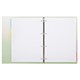 Тетрадь на кольцах БОЛЬШАЯ 305х235 мм А4, 120 л., пластик, с разделителями, BRAUBERG, Зеленый, 404625 404625