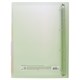 Тетрадь на кольцах БОЛЬШАЯ 305х235 мм А4, 120 л., пластик, с разделителями, BRAUBERG, Зеленый, 404625 404625