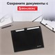 Папка-органайзер на кнопке 12 отделений, BRAUBERG "Extra", А4, черная с белым, 271930 271930