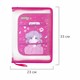 Папка для труда на молнии BRAUBERG KIDS А4, 1 отделение, прозрачная, органайзер, "Anime style", 272208 272208