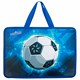 Папка на молнии с ручками ЮНЛАНДИЯ А4, 1 отделение, пластик, 80 мм, "Football", 272158 272158
