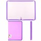 Папка объемная на молнии пластиковая BRAUBERG PASTEL, А4, 330х240 мм, 600 мкм, цвет лиловый, 271971 271971