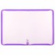 Папка объемная на молнии пластиковая BRAUBERG PASTEL, А4, 330х240 мм, 600 мкм, цвет лиловый, 271971 271971
