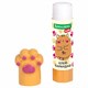 Клей-карандаш "Лапки" Cat Paw, 9 г, фигурный колпачок, 3 шт. на блистере, BRAUBERG KIDS, 271982 271982